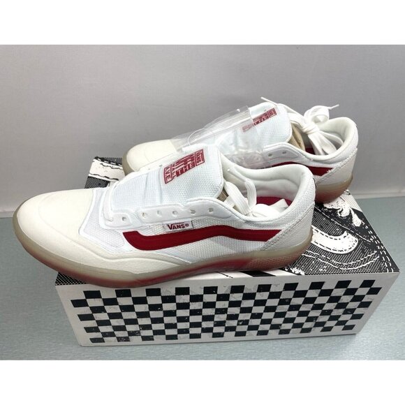 VANS AVE SKATE SPORT LEATHER  WHITE SHOES MEN'S SIZE 5.5 - Picture 11 of 16